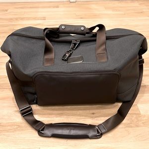TUMI Alpha Double Expansion Travel Satchel. Used once. Color: Anthracite